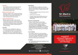 "St Marks" Flyer