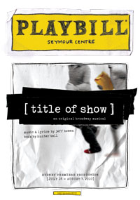 "Playbill" Booklet